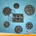 Ornamental Wrought Iron Flowers and Leaves
